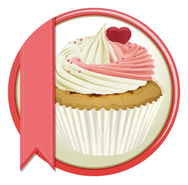 Cupcake — Stockvector