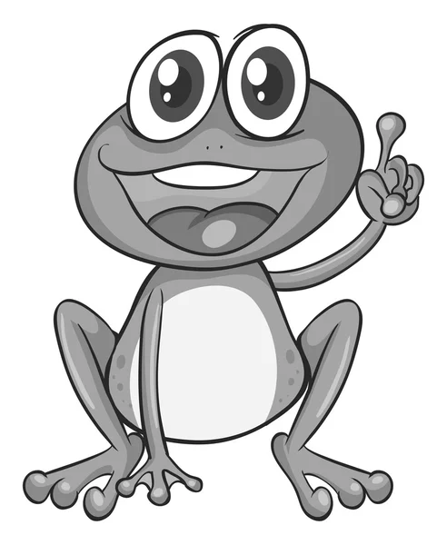 Happy frog — Stock Vector