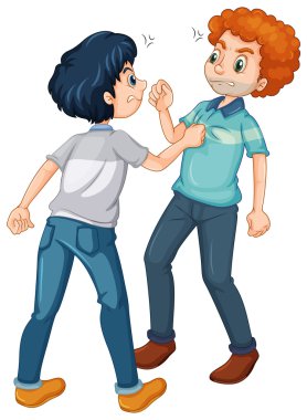 Kavga iki kızgın adam