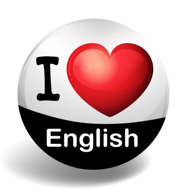 İngilizce rozet seviyorum