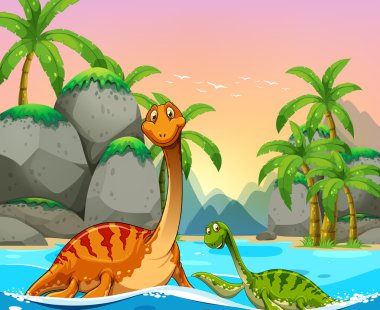 Okyanusta yaşayan dinozorlar