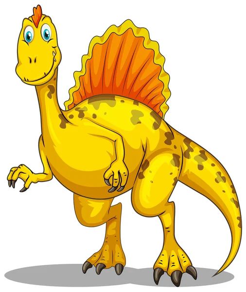 Динозавр с шипами на спине — стоковый вектор
