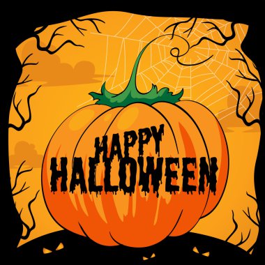 Halloween Tema ile kabak