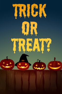 Halloween Tema ile jack-o-lantern