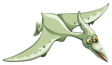 Gökyüzünde uçan dinozor