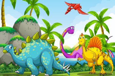Ormanda yaşayan dinozorlar