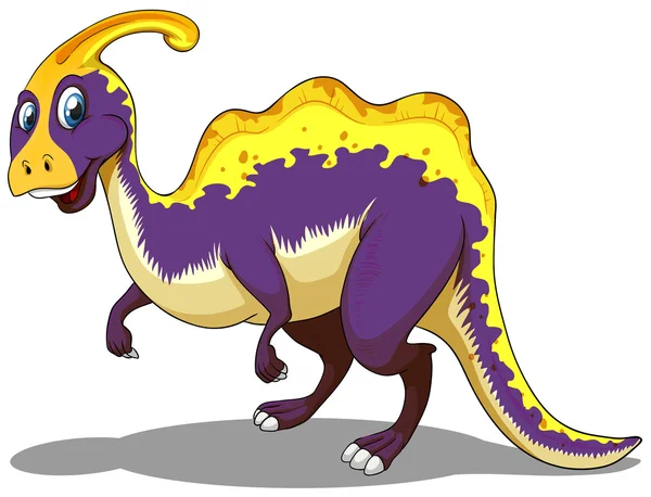 Dinossauro roxo de pé sozinho imagem vetorial de interactimages© 84592746