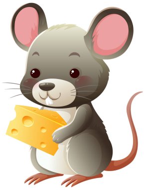 Peynir, yumuşak gölgeleme, yuvarlak şekiller, parlak renkler, beyaz arkaplan