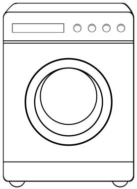 Ev nesnesinin çamaşır makinesi