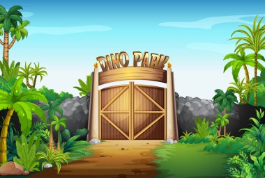 Dino park kapısı