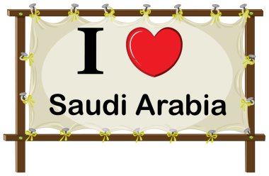 Suudi Arabistan işareti seviyorum