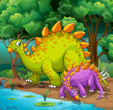 Ormanda yaşayan dinozorlar