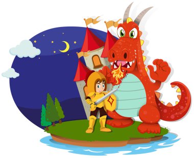 Knight ve dragon Adası