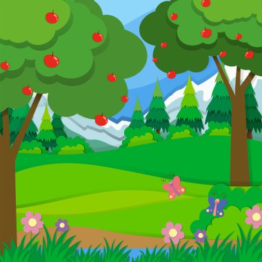 Elma ağaçlarının meyve