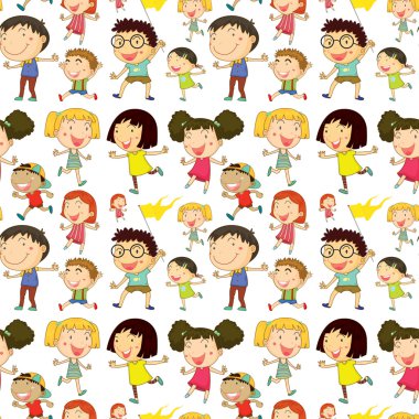 Oyun ve etkinlikleri yapıyor sorunsuz çocuk