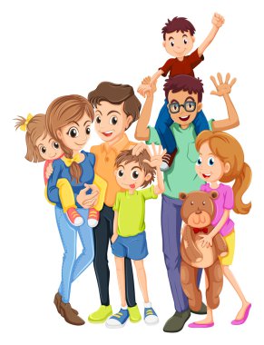 Aile üyeleri ile anne ve baba