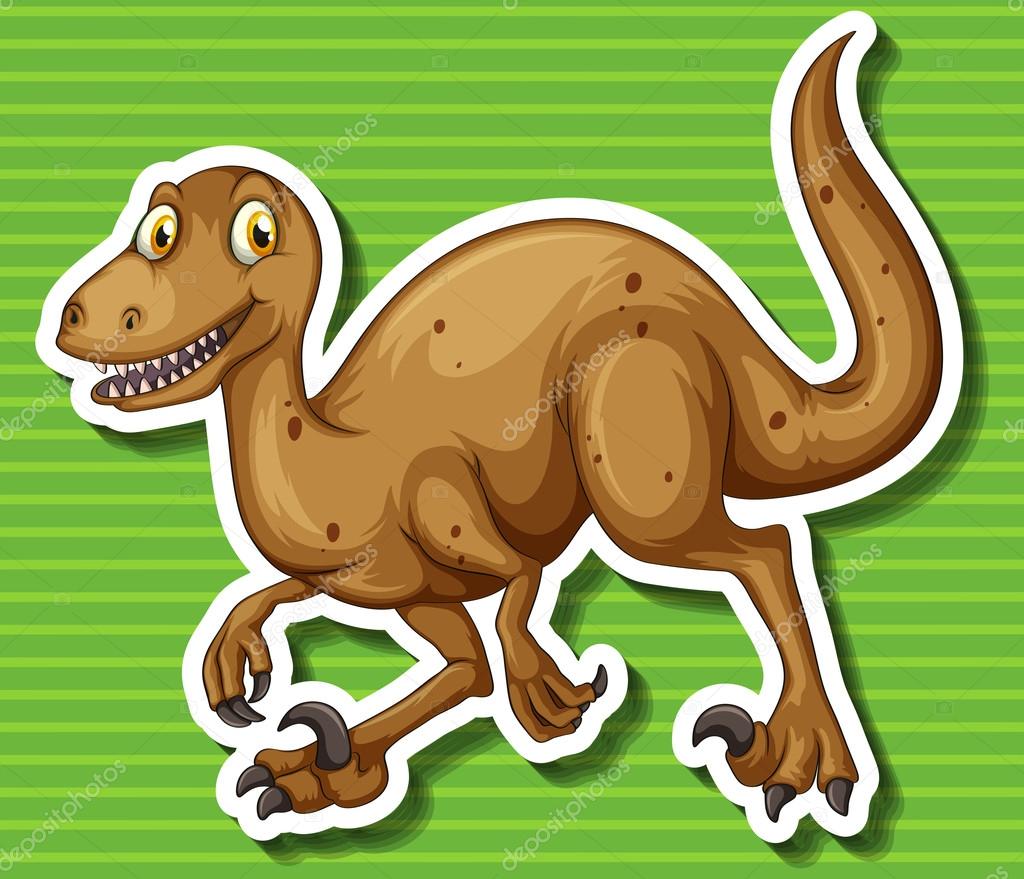 Dinossauro roxo com garras afiadas imagem vetorial de interactimages©  86219562