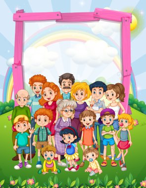 Park aile üyeleri ile sınır tasarlamak