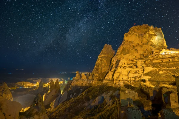 Noche en Uchisar . — Foto de Stock
