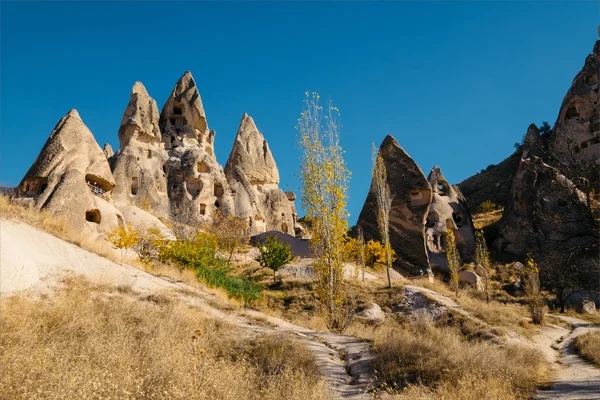 Ciudad de Uchisar en Capadocia. Turquía —  Fotos de Stock