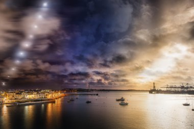 Time of day changing during night and day