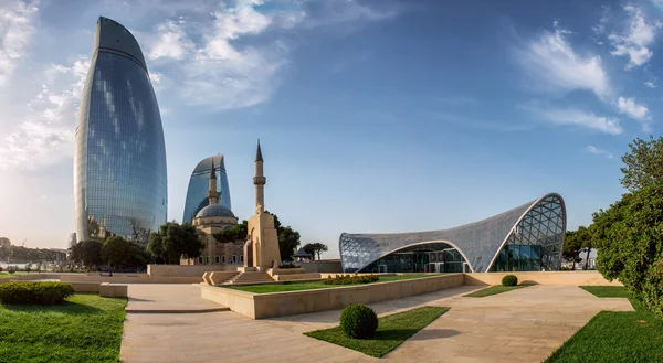 Bakü'nün Şehir Manzaralı — Stok fotoğraf