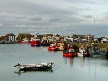 Fishing boats in Howth Harbor,