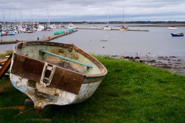 Fishing boat at the Malahide harbour.