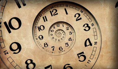 Vintage infinity clock.