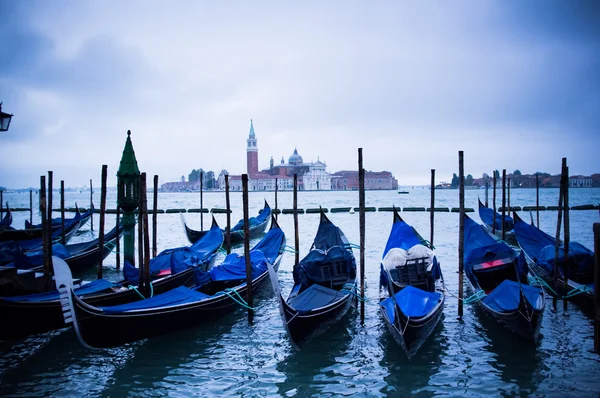 Gondeln in Venedig — Stockfoto