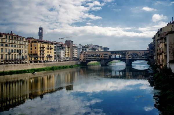 Vecchio bridge in Florence — Stock Photo, Image