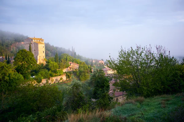 Temprano en la mañana en Toscana — Foto de Stock