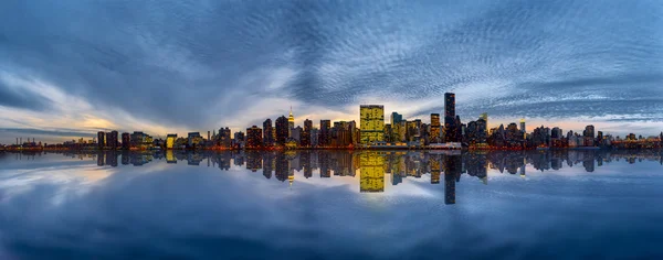 Pohled na panorama Manhattanu — Stock fotografie