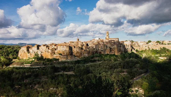 Ancient Sorano town — Stock fotografie