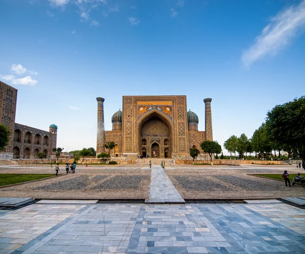 Registan square at Samarkand — Stok fotoğraf