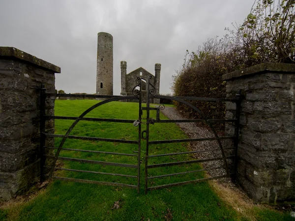 Church and tower ruins — Stock Photo, Image