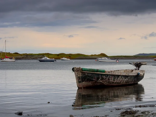 Boat in Malahide harbour. — Stockfoto