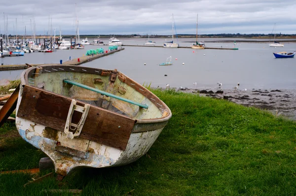 Fishing boat at the Malahide harbour. — Stok fotoğraf