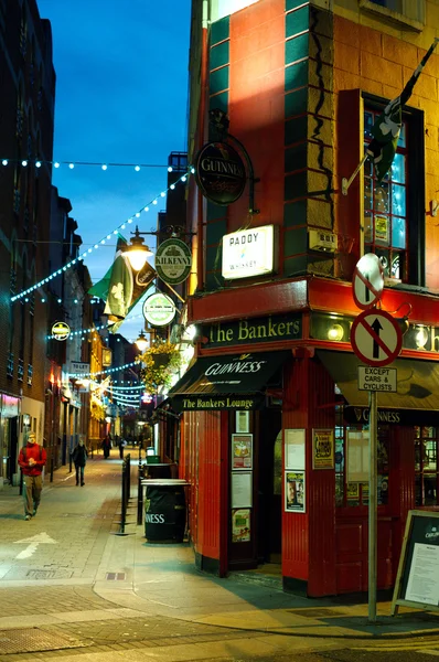 Temple Bar area in Dublin. — Stock Photo, Image