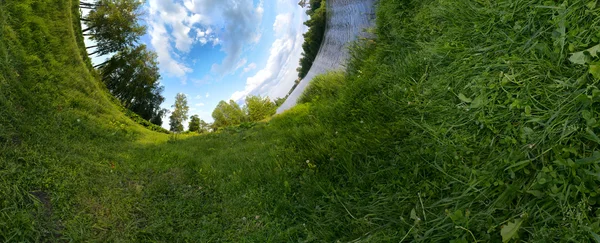 Inverted green planet. — Stok fotoğraf