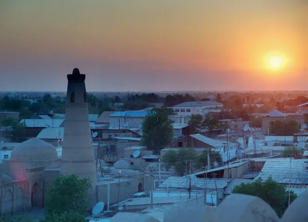 Khiva at sunset. Uzbekistan — стокове фото