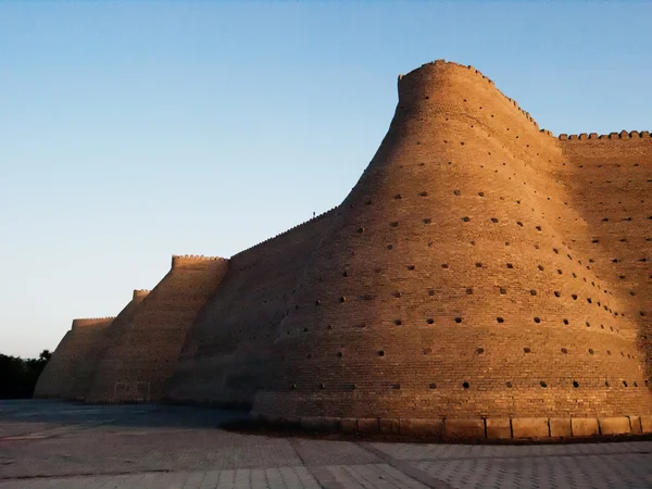 Parede da Fortaleza de Bukhara — Fotografia de Stock