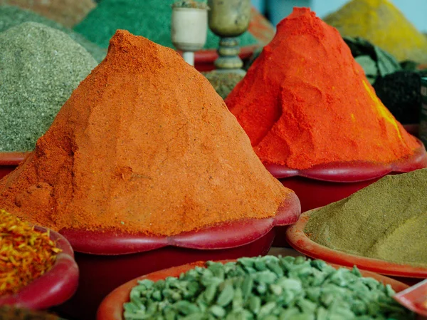 Spices at arabian market — Stok fotoğraf