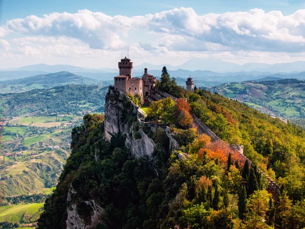 Tower at San Marino town — Stockfoto