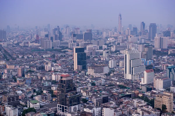 Panorama vista do horizonte de Bangkok — Fotografia de Stock