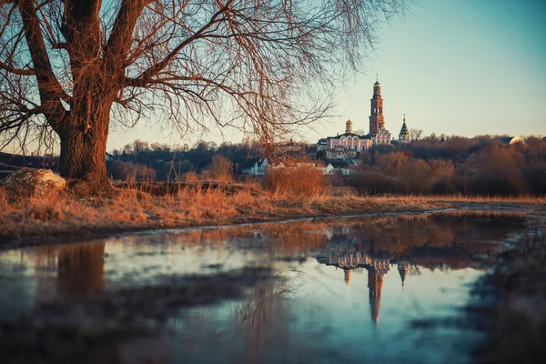 Russia orthodox monastery — Stockfoto