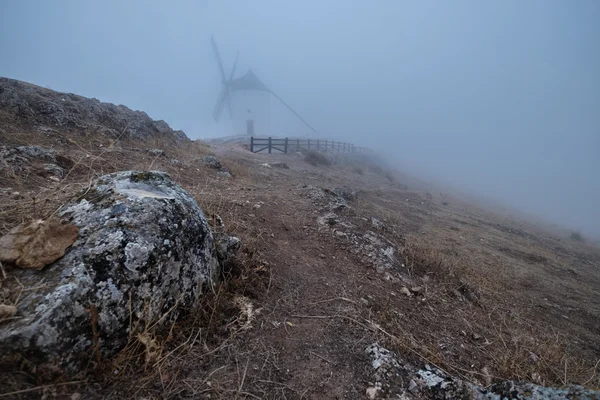 Landscape with windmills, Spain — Stock Photo, Image