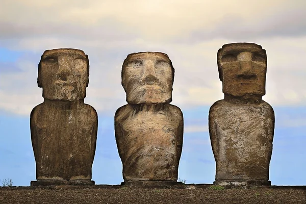 Ahu Tongariki. —  Fotos de Stock