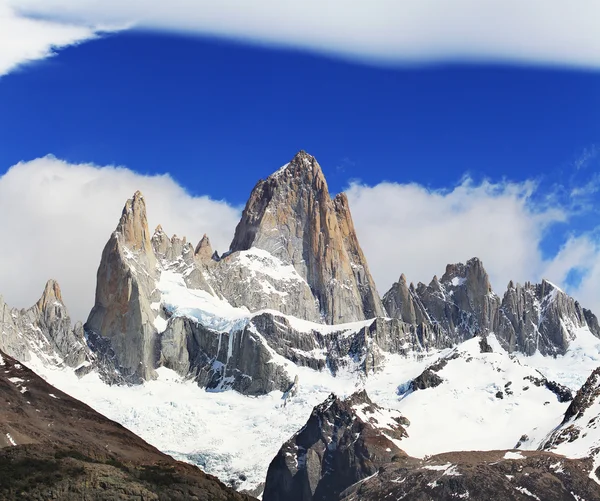Güzel doğa manzara Mt. Fitz Roy ile