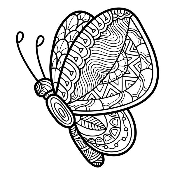 Niedlicher Schmetterling. — Stockvektor